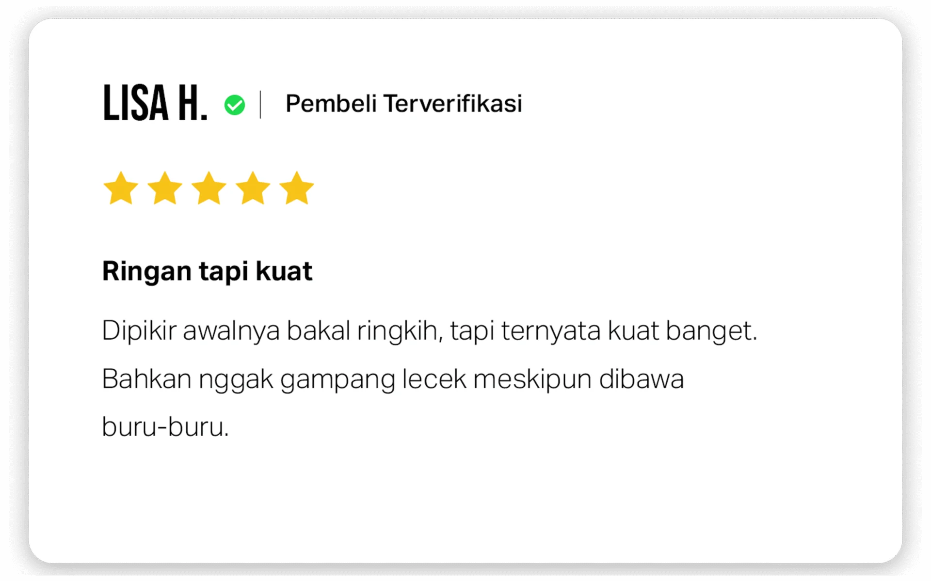 Testimoni Pelanggan 1